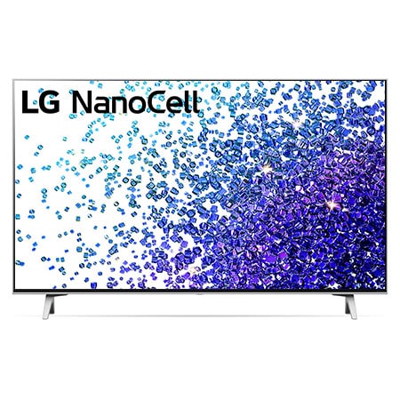 Vista frontale del TV LG NanoCell