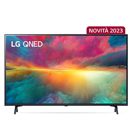 TV QNED | Serie QNED75 43'' | 4K, α5 Gen6, HDR10, 20W, 3 HDMI, Game Optimizer, Wi-Fi 5, Smart TV WebOS 23