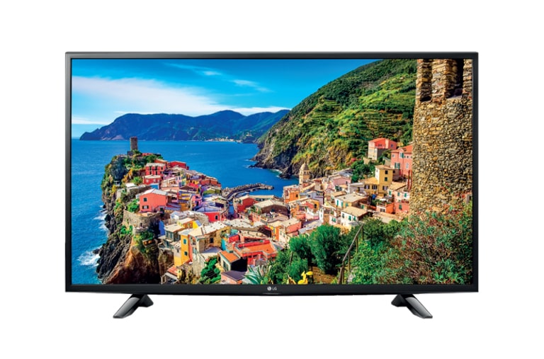 Vista frontale di LG TV LED 43&#34; Ultra HD 4K HDR Smart TV Wi-Fi Integrato 43UH603V