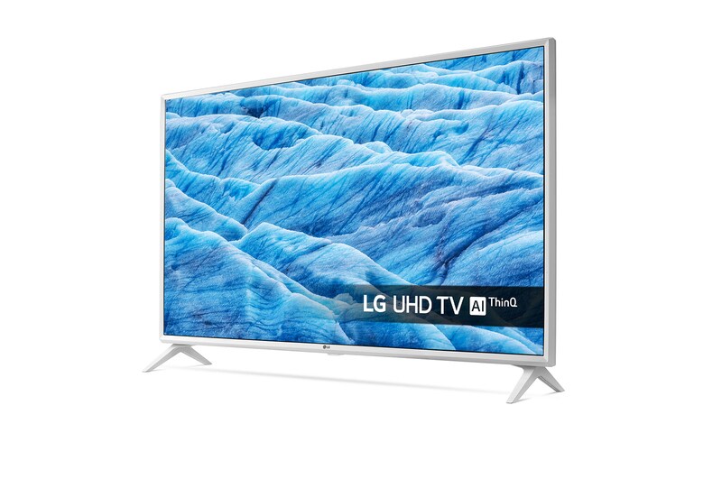 LG TV LED AI Ultra HD Smart TV 43" 4K Active HDR Google Assistant e Alexa, 43UM7390PLC