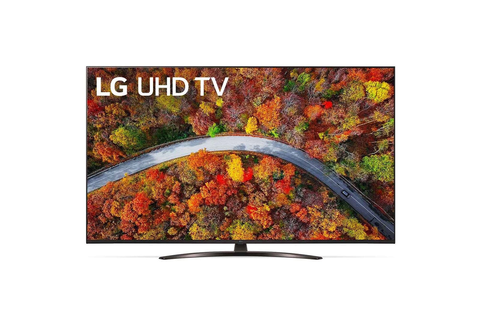 Vista frontale di LG UHD TV 43&#39;&#39; Serie 43UP81006LR - LED 4K Smart TV webOS 6.0 Quad Core Processor 4K 43UP81006LR