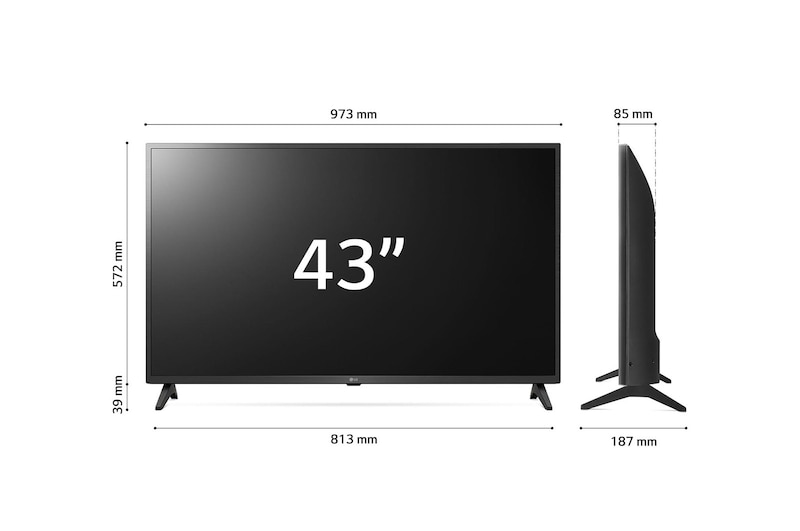 LG Smart TV Ultra HD da 43 pollici LG, 43UQ75006LF