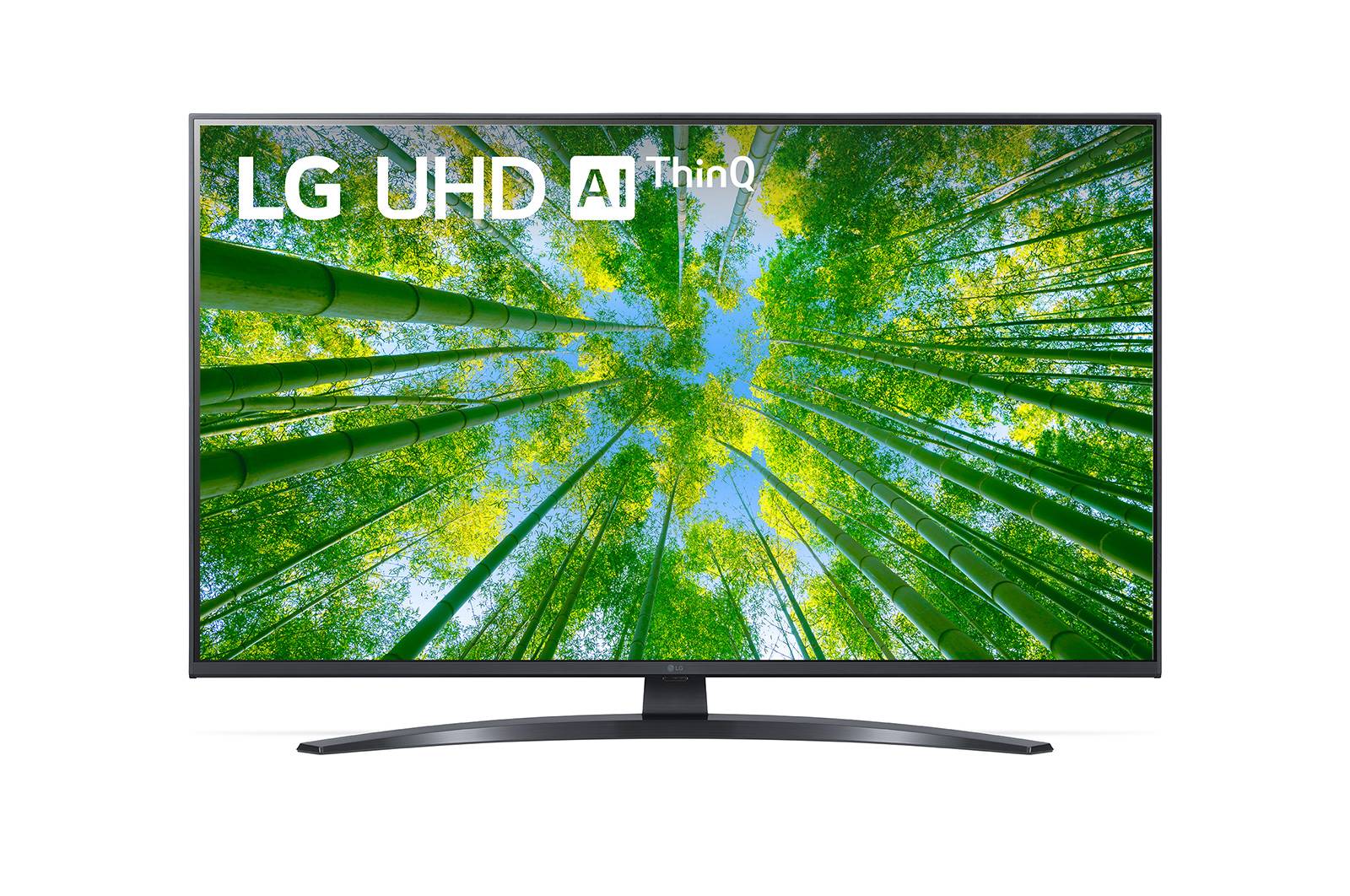 Front View Of TV LED LG Ultra HD 4K Smart 43UQ81006LB 