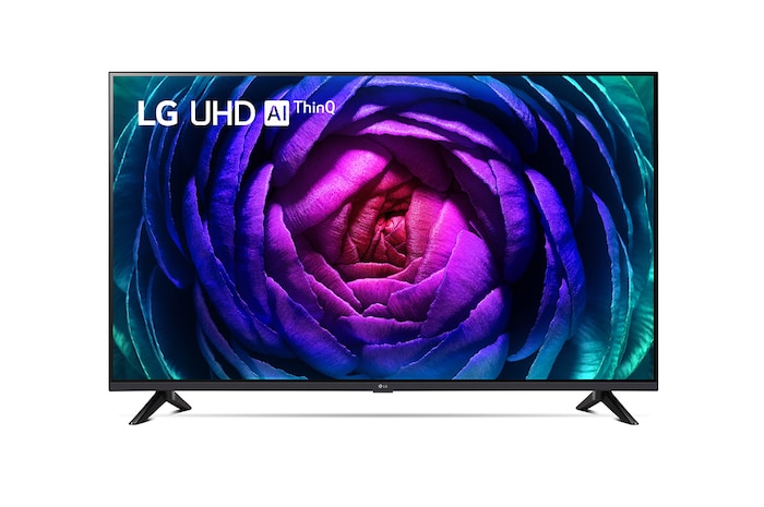 LG TV UHD | Serie UR74 43'' | 4K, α5 Gen6, HDR10, 20W, 3 HDMI, Game Optimizer, Wi-Fi 5, Smart TV WebOS 23, 43UR74006LB