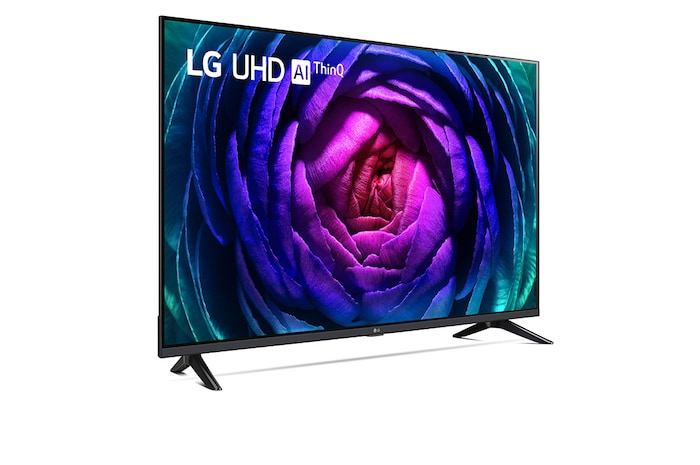 LG TV UHD | Serie UR74 43'' | 4K, α5 Gen6, HDR10, 20W, 3 HDMI, Game Optimizer, Wi-Fi 5, Smart TV WebOS 23, 43UR74006LB