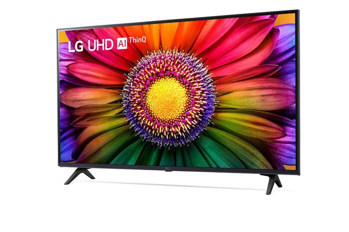 LG TV UHD | Serie UR80 43'' | 4K, α5 Gen6, HDR10, 20W, 3 HDMI, Game Optimizer, Wi-Fi 5, Smart TV WebOS 23, 43UR80006LJ