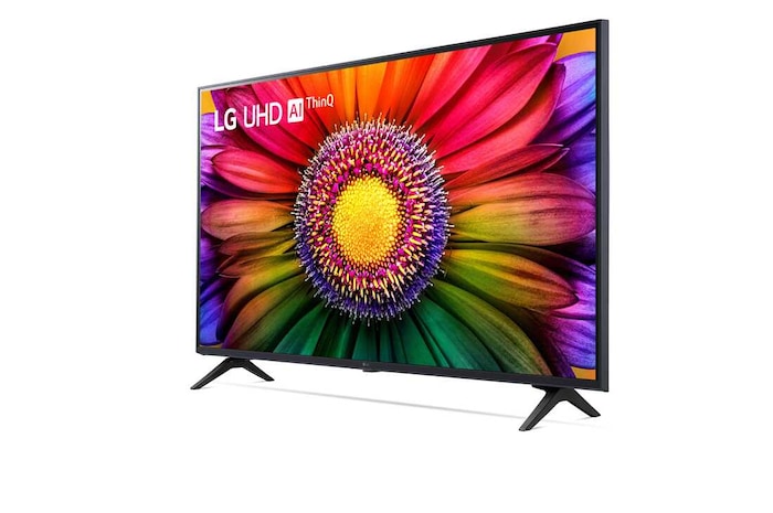 LG TV UHD | Serie UR80 43'' | 4K, α5 Gen6, HDR10, 20W, 3 HDMI, Game Optimizer, Wi-Fi 5, Smart TV WebOS 23, 43UR80006LJ