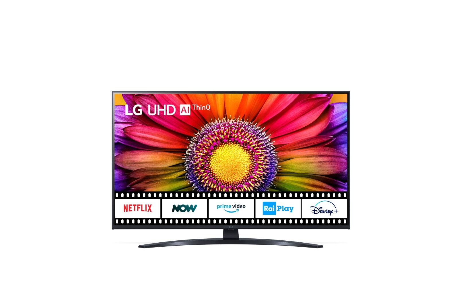 LG TV UHD Serie UR81 43” + Soundbar SQC1 160W 2.1 canali, 43UR81006LJ.SQC1