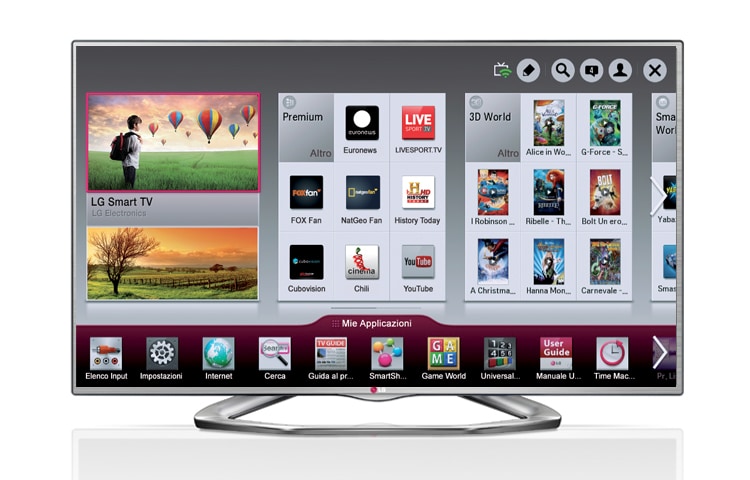 LG TV Smart TV FULL HD 200 MCI 47LA613S