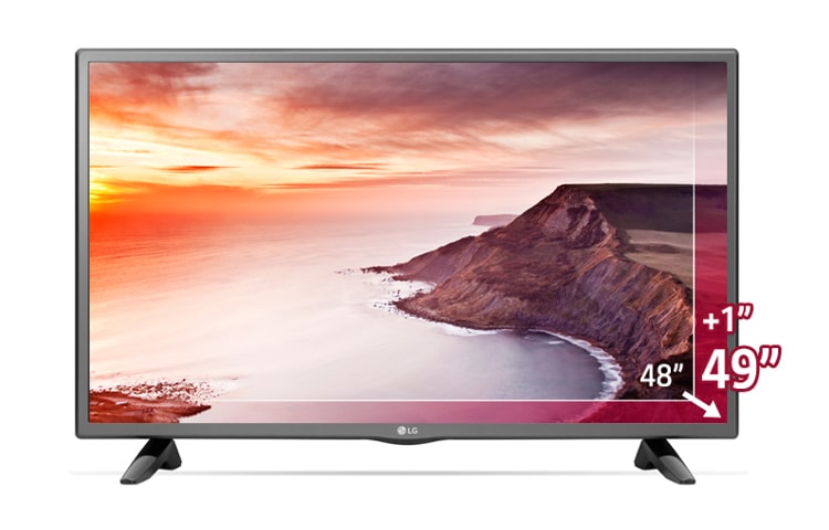 LG TV LED 49 pollici Full HD con DVBT, DVBS e audio 2.0 ch., 49LF5100