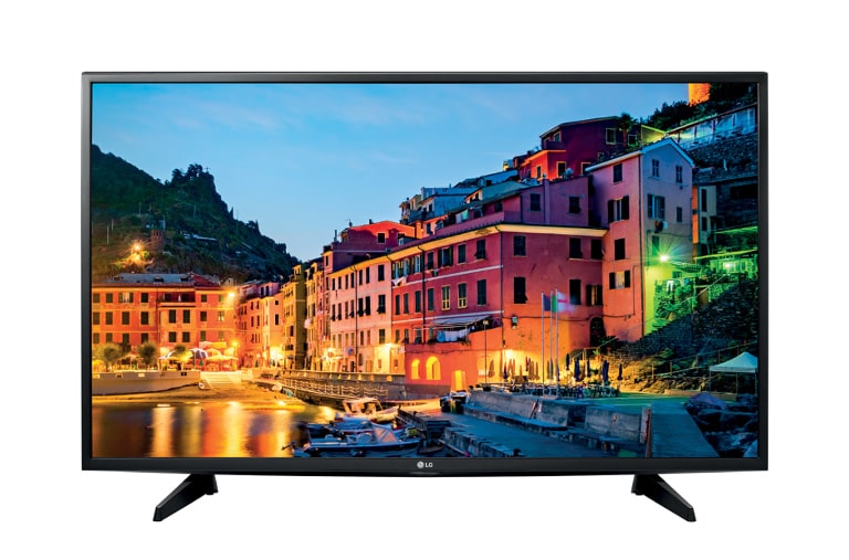 Vista frontale di LG TV LED 49&#34; Full HD DVB-T2/S2  49LJ515V