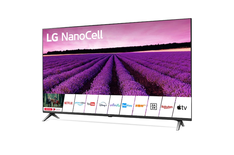 LG TV LED NanoCell AI 4K Cinema HDR 49'' Smart TV DTS Virtual:X Google Assistant e Alexa, 49SM8050PLC