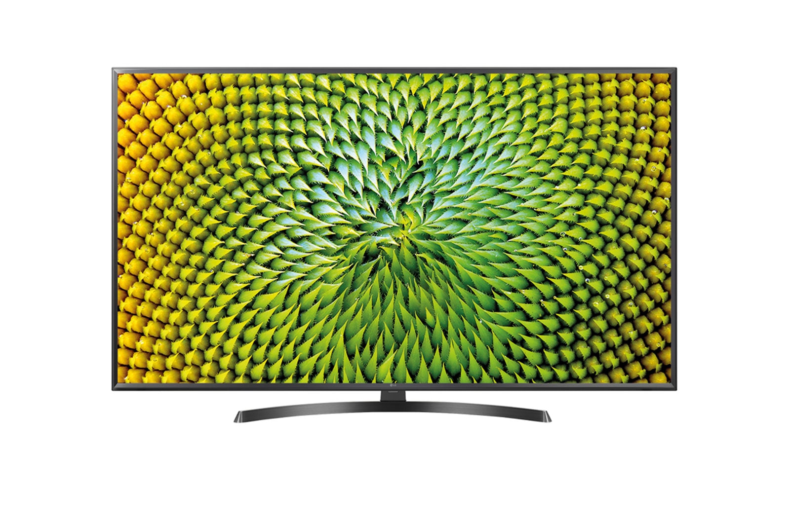 Vista frontale di LG TV LED 49&#34; Ultra HD Smart TV 4K Active HDR 49UK6470PLC