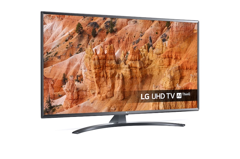 LG TV LED AI Ultra HD Smart TV 49" 4K Active HDR Google Assistant e Alexa, 49UM7400PLB