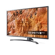 LG TV LED AI Ultra HD Smart TV 49" 4K Active HDR Google Assistant e Alexa, 49UM7400PLB