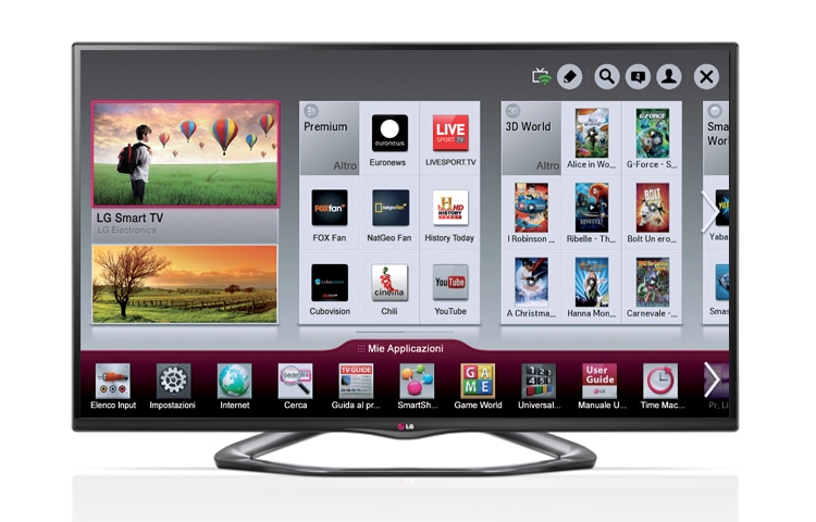 LG TV Smart TV Cinema 3D Slim LED 50LA660S