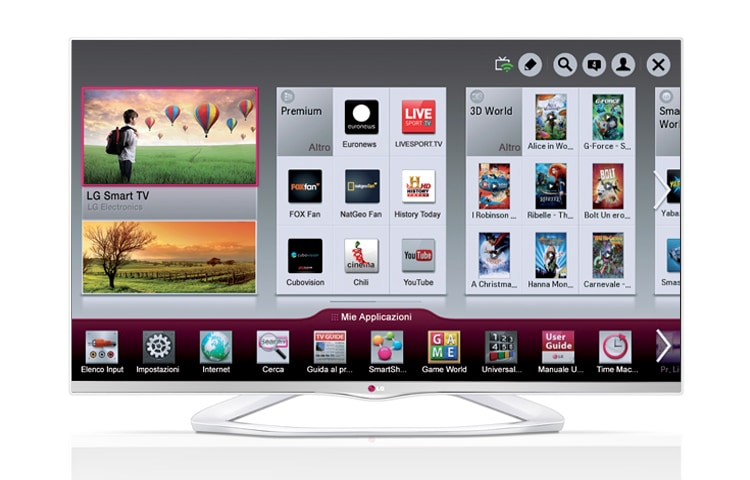 LG TV Smart TV Cinema 3D Slim LED 50LA667S