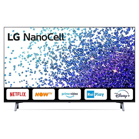 lg-tv-50NANO796PC Vista frontale del TV LG NanoCell