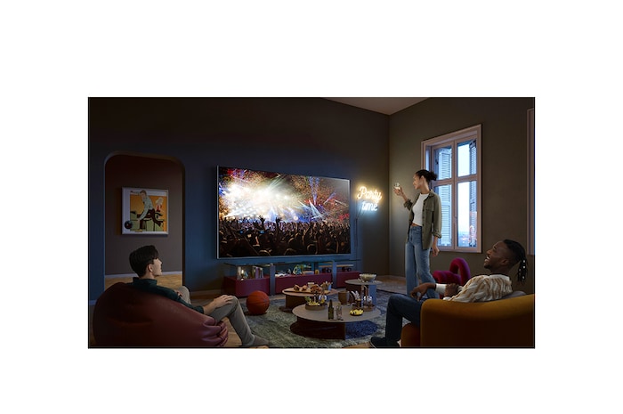 LG TV QNED | Serie QNED75 50'' | 4K, α5 Gen6, HDR10, 20W, 4 HDMI, Game Optimizer, Wi-Fi 5, Smart TV WebOS 23, 50QNED756RA