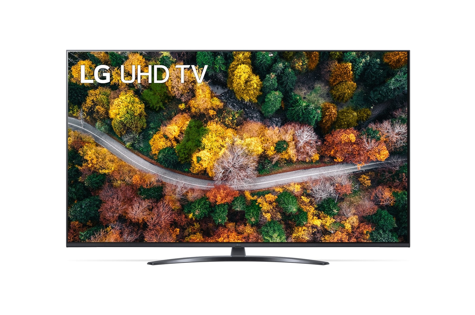 Vista frontale di LG UHD TV 55&#39;&#39; Serie UP78006 - LED 4K Smart TV webOS 6.0 Quad Core Processor Google Assistant e Alexa 55UP78006LB