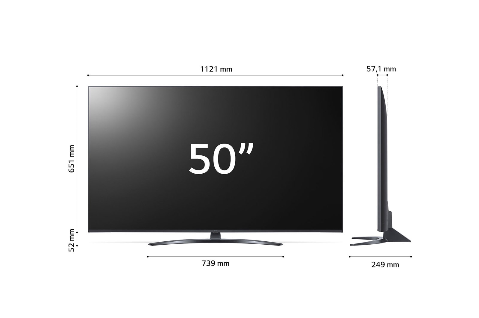 LG UHD | TV 50'' Serie UQ81 | Ultra HD 4K, Smart TV, HDR10 Pro, Filmmaker Mode, 50UQ81006LB