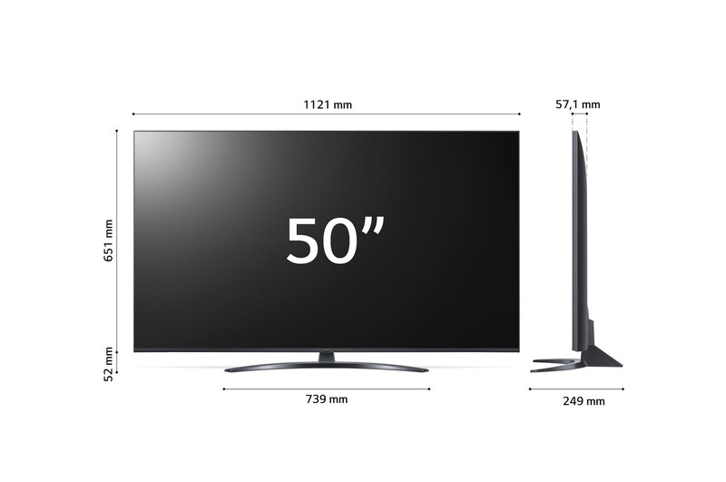 LG UHD | TV 50'' Serie UQ81 | Ultra HD 4K, Smart TV, HDR10 Pro, Filmmaker Mode, 50UQ81006LB