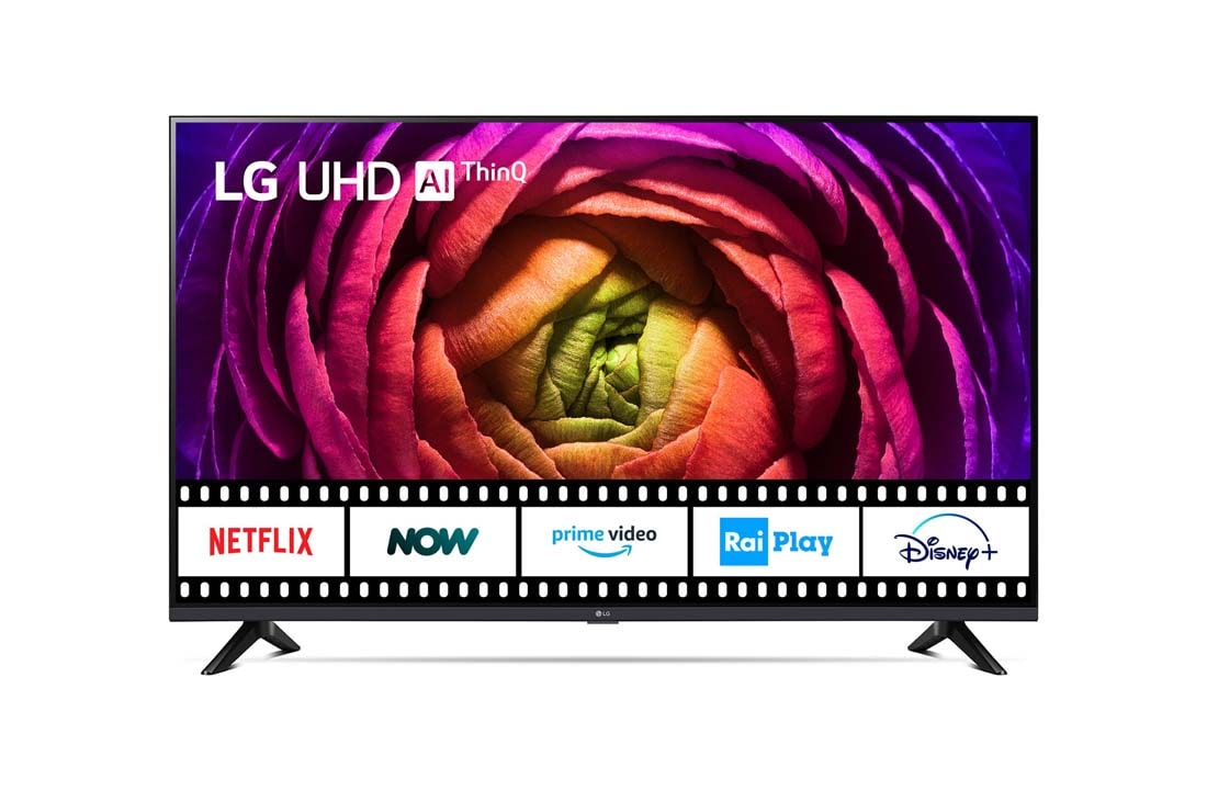 LG TV UHD | Serie UR73 50'' | 4K, α5 Gen6, HDR10, 20W, 3 HDMI, Game Optimizer, Wi-Fi 5, Smart TV WebOS 23, 50UR73006LA