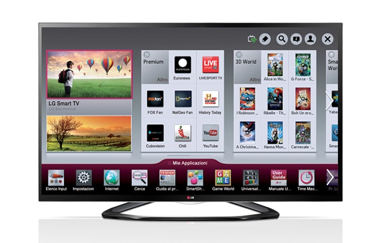 LG TV Smart TV Cinema 3D 55LA640S