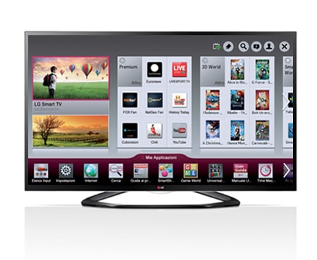 LG TV Smart TV Cinema 3D 55LA640S