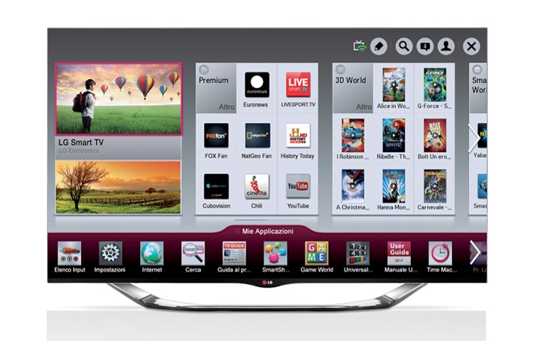 LG Smart TV Cinema 3D Slim LED FULL HD 55LA860V
