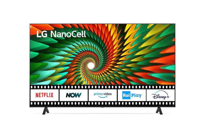 LG TV NanoCell | Serie NANO75 55'' | 4K, α5 Gen5, HDR10, 20W, 3 HDMI, Game Optimizer, Wi-Fi 5, Smart TV WebOS 22, 55NANO756QC