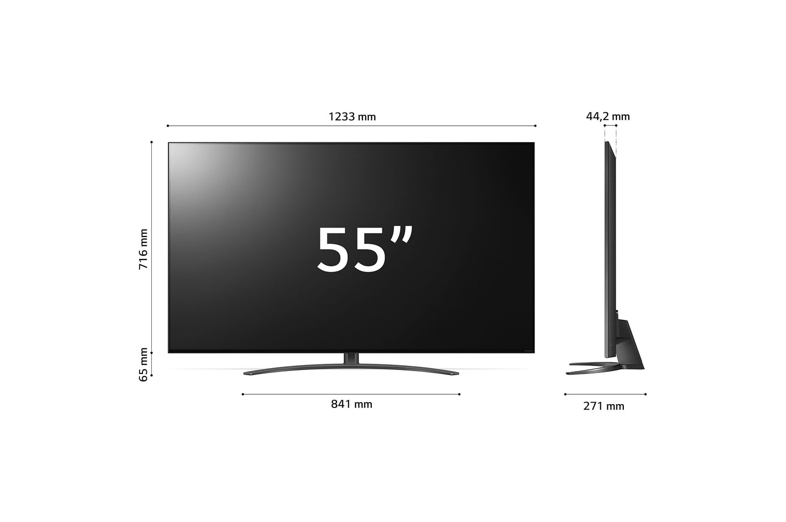 LG NanoCell | TV 50'' Serie NANO82 | 4K, Smart TV, HDR10 Pro, Filmmaker Mode, 50NANO826QB
