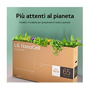 LG  LG NanoCell | TV 65'' Serie NANO82 | 4K, Smart TV, HDR10 Pro, Filmmaker Mode, 65NANO826QB