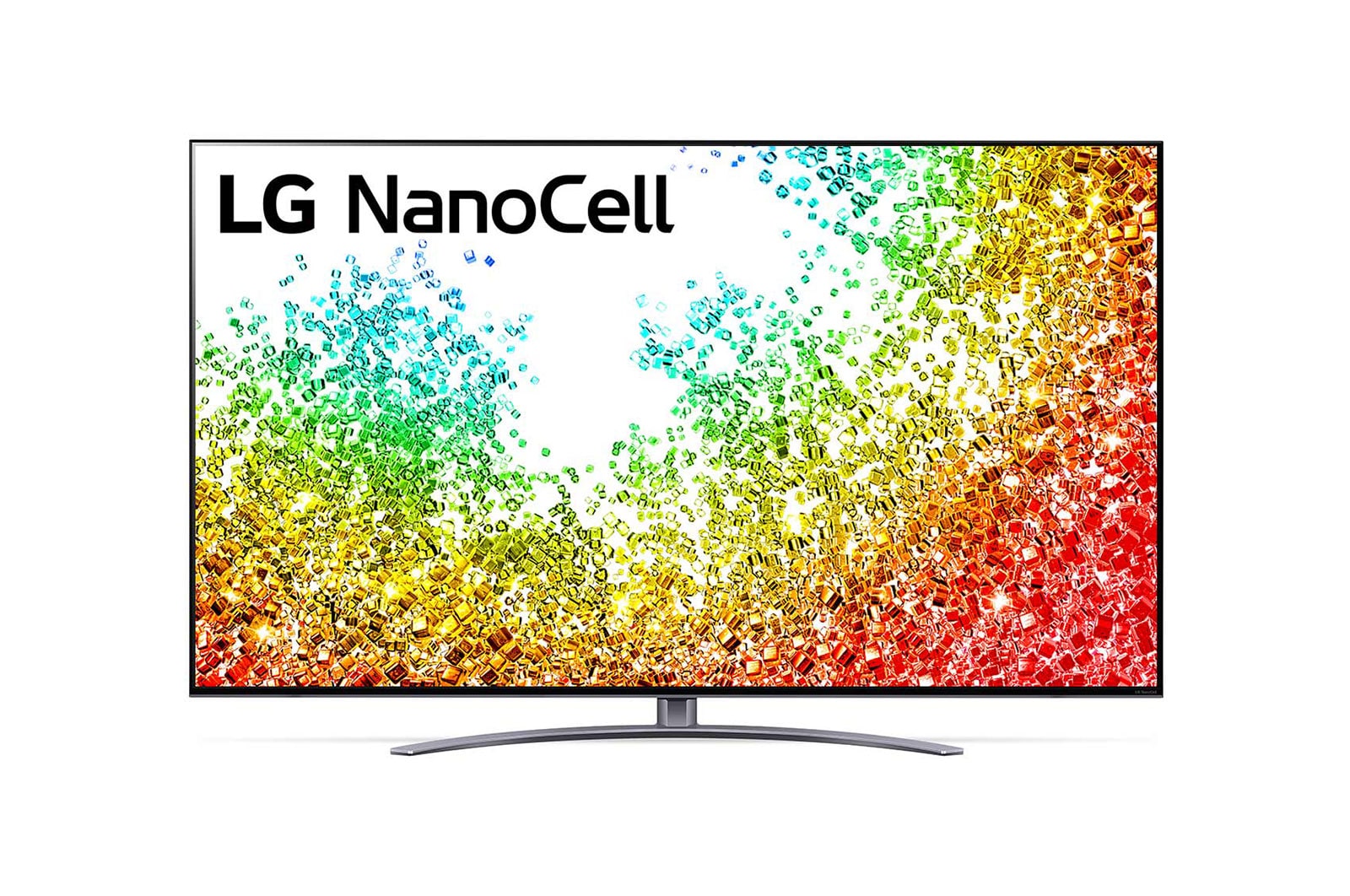 Vista frontale del TV LG NanoCell