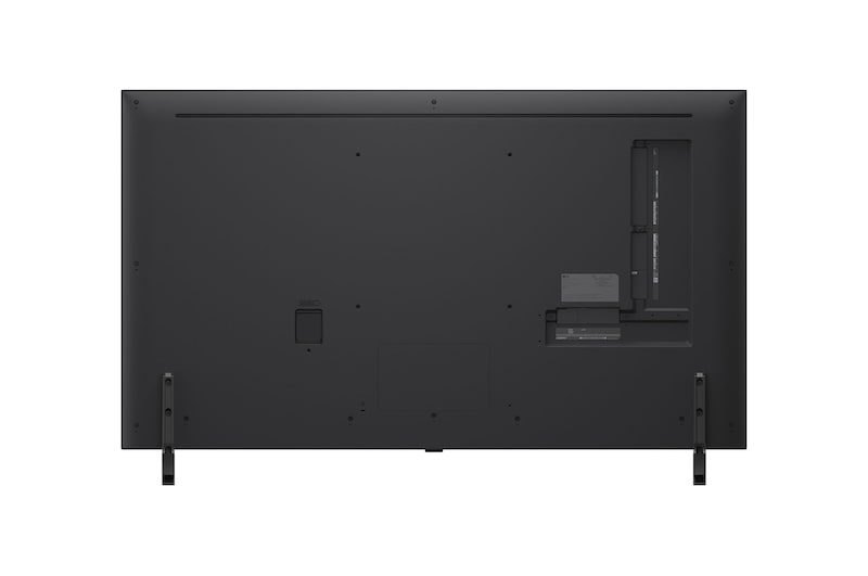 Vista posteriore del TV LG QNED80