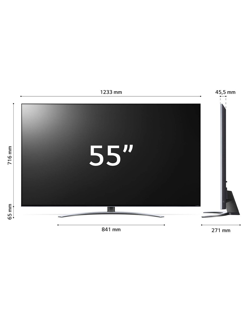 LG QNED MiniLed | TV 55'' Serie QNED87 | QNED 4K, Smart TV, Dolby ...