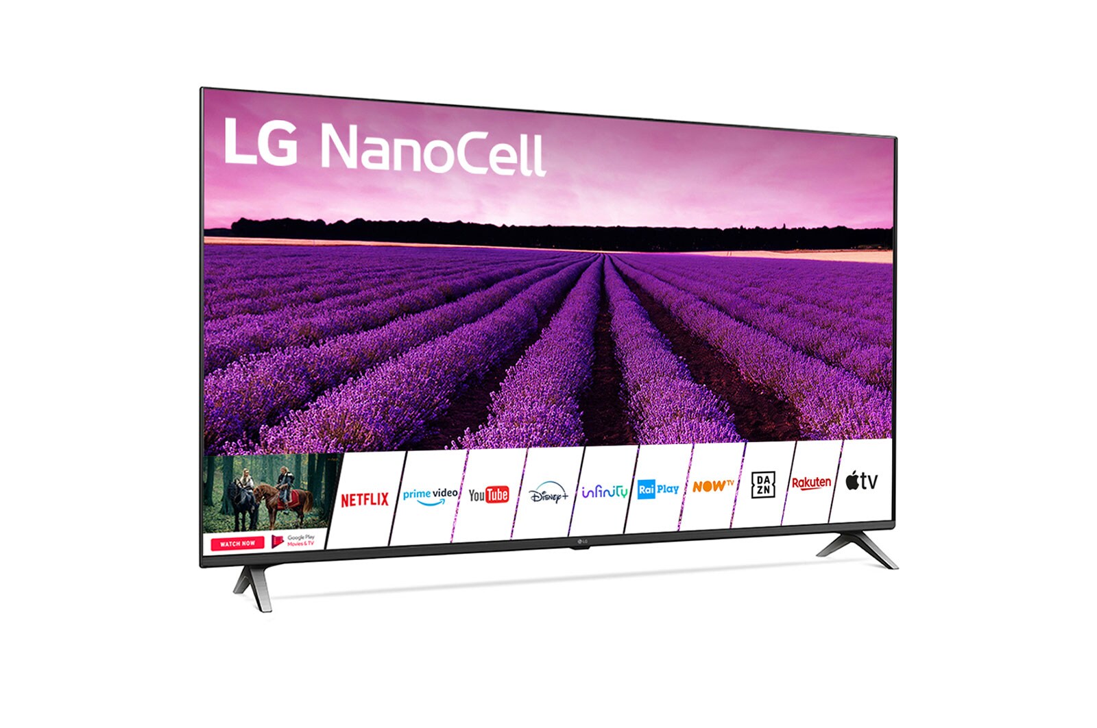 LG TV LED NanoCell AI 4K Cinema HDR 55" Smart TV DTS Virtual:X   Google Assistant e Alexa, 55SM8050PLC