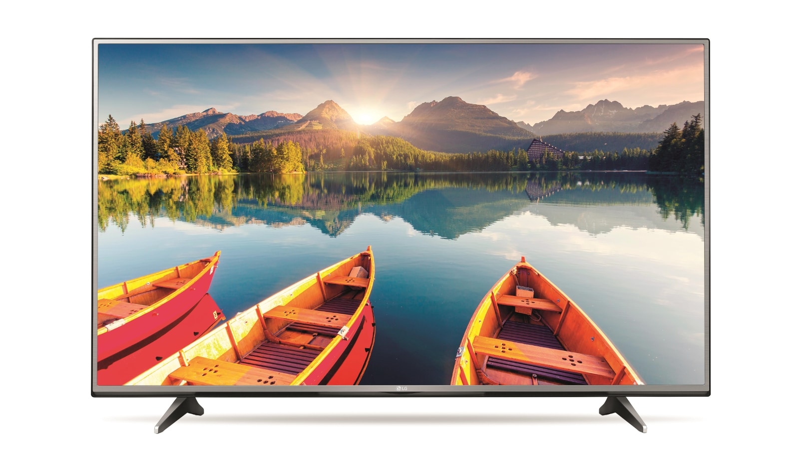 Vista frontale di LG TV LED 55&#34; Ultra HD 4K HDR Smart TV Wi-Fi Integrato 55UH615V