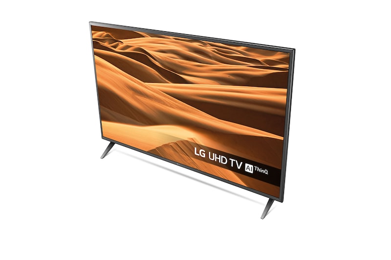 LG TV LED AI Ultra HD Smart TV 55" 4K Active HDR Google Assistant e Alexa, 55UM7100PLB