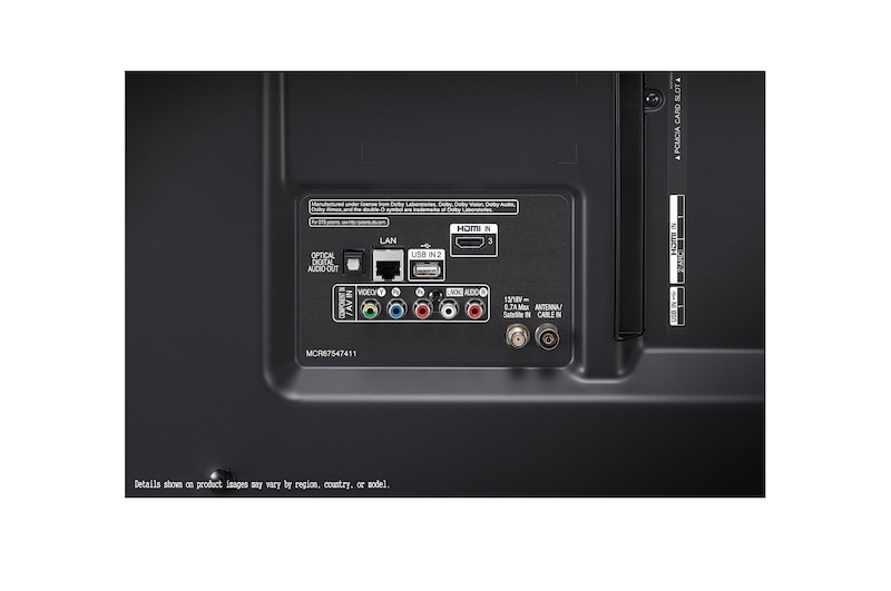 LG TV LED AI Ultra HD Smart TV 55" 4K Active HDR Google Assistant e Alexa, 55UM7100PLB