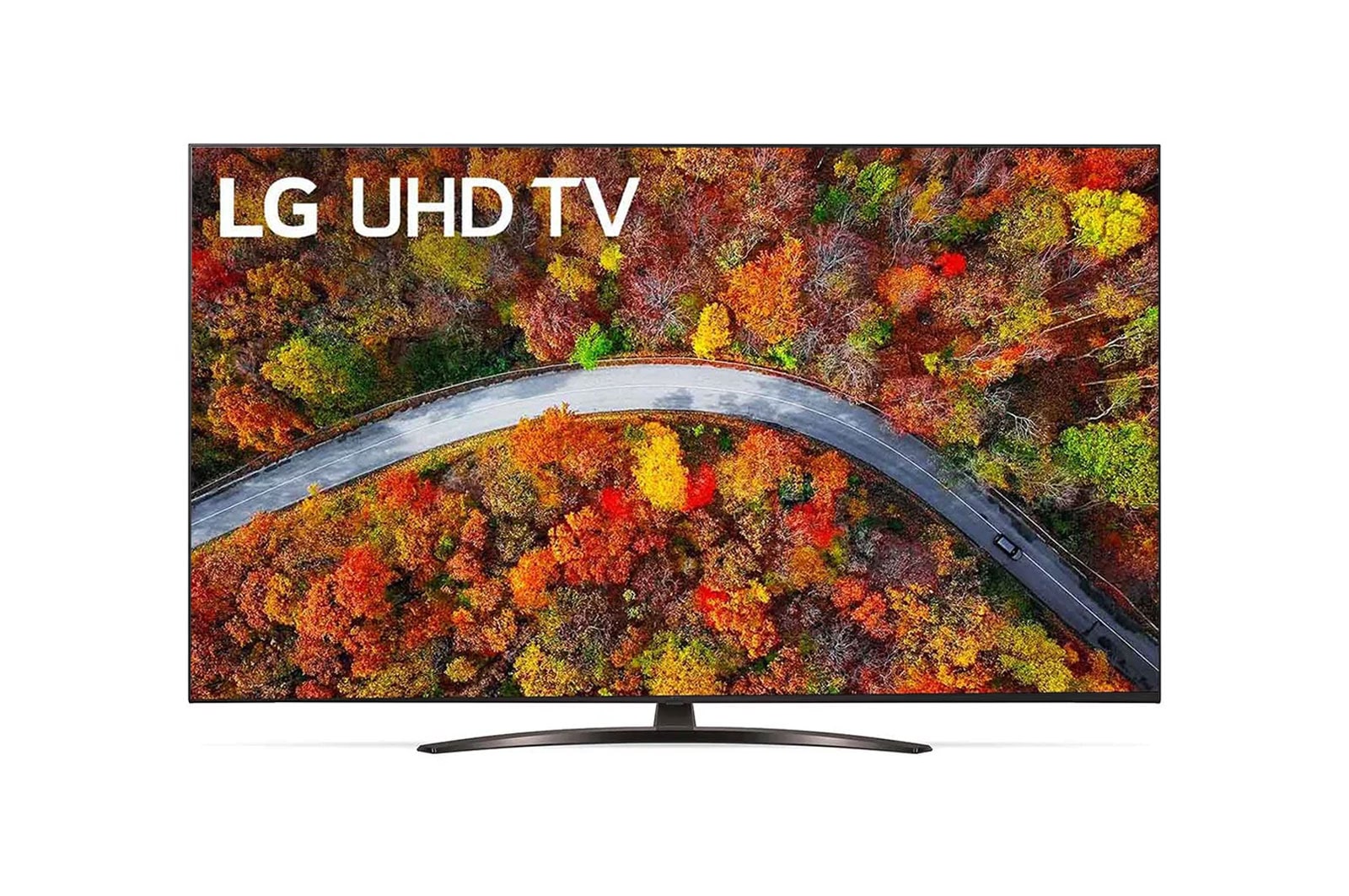 Vista frontale di LG UHD TV 55&#39;&#39; Serie UP81006LR - LED 4K Smart TV webOS 6.0 Quad Core Processor 4K 55UP81006LR