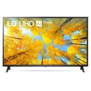 Front View Of TV da 55 pollici Ultra HD 55UQ75006LF 