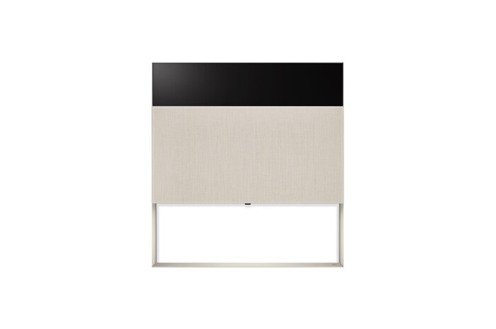 LG OLED evo | TV 65'' Serie Objet Collection Easel ART90E6 | OLED 4K, Design con cover in tessuto Kvadrat scorrevole, 65ART90E6QA