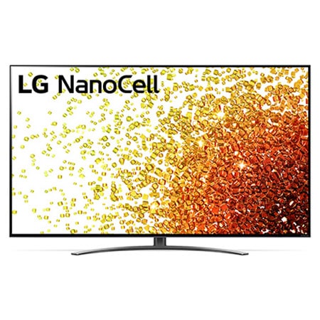 Vista frontale del TV LG NanoCell