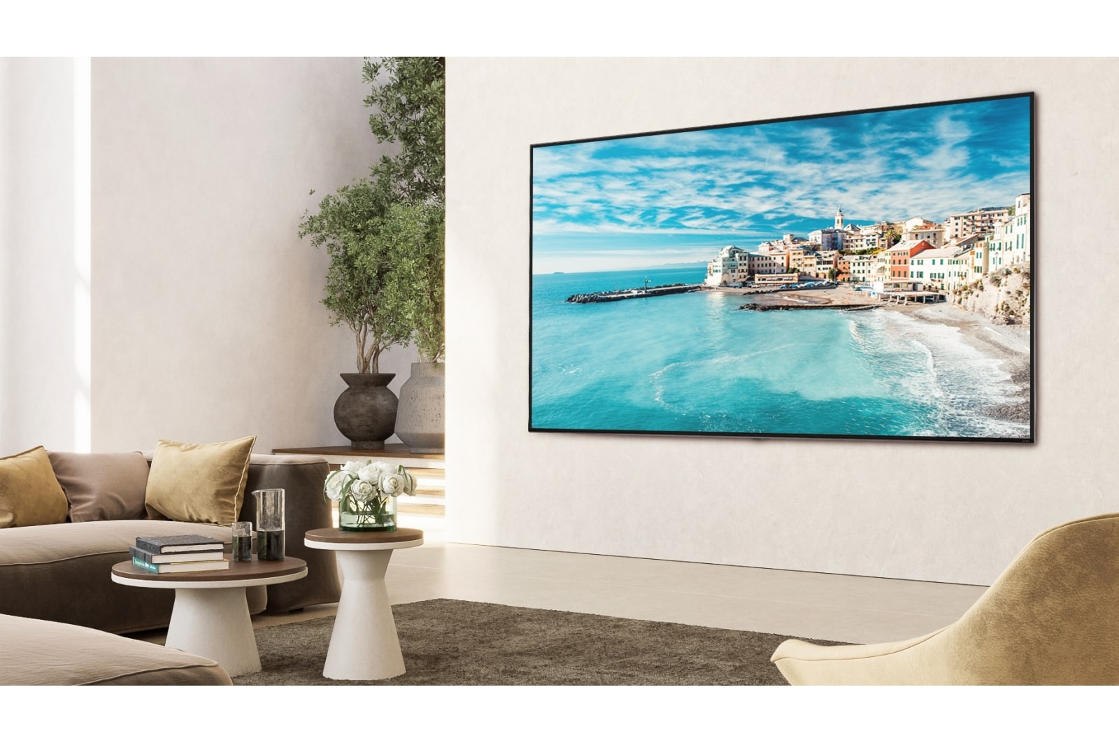 LG TV QNED | Serie QNED81 55'' | 4K, α7 Gen6, HDR10, 20W, 4 HDMI, VRR, FreeSync, Wi-Fi 5, Smart TV WebOS 23, 55QNED816RE