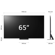 LG TV QNED | Serie QNED81 55'' | 4K, α7 Gen6, HDR10, 20W, 4 HDMI, VRR, FreeSync, Wi-Fi 5, Smart TV WebOS 23, 55QNED816RE