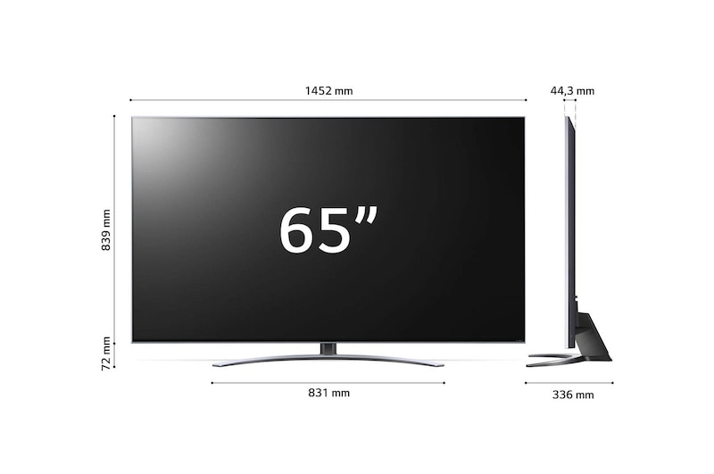 LG Smart TV 4K QNED da 65 pollici LG, 65QNED826QB