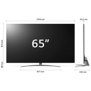 LG QNED MiniLed | TV 65'' Serie QNED96 | QNED 8K, Smart TV, VRR, Dolby Vision IQ e Atmos, 65QNED966QA