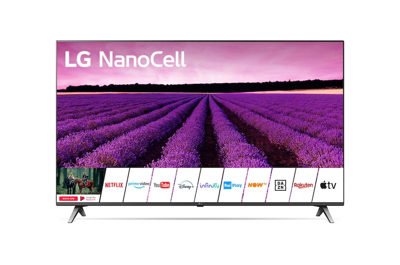 LG TV LED NanoCell AI 4K Cinema HDR 65'' Smart TV DTS Virtual:X Google Assistant e Alexa, 65SM8050PLC