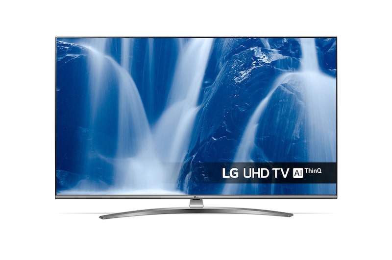 Vista frontale di LG TV LED AI Ultra HD Smart TV 65" 4K Active HDR DTS Virtual:X Google Assistant e Alexa 65UM7610PLB